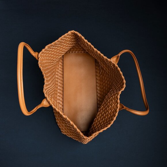 Verano Hill Large Woven Tote Bag – Brown – NWOT - Picture 3 of 7